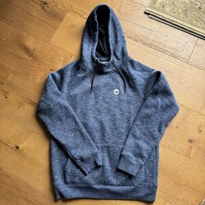 Womens M Blue Heather Hollister Hoodie Sweatshirt‎ Long Sleeve turtle neck